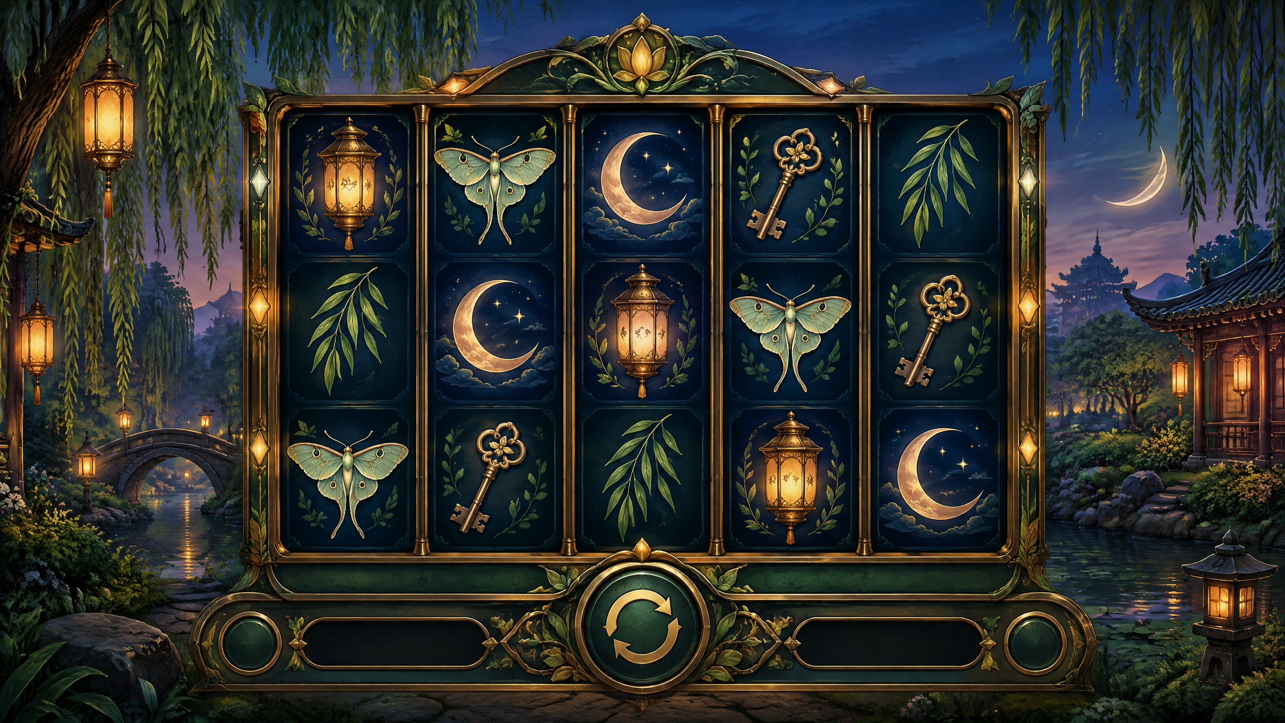 Lantern Lines illustrated game scene